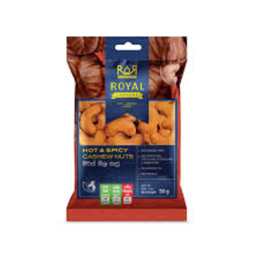 QUEEN DELI HOT & SPICY CASHEWNUTS PKG